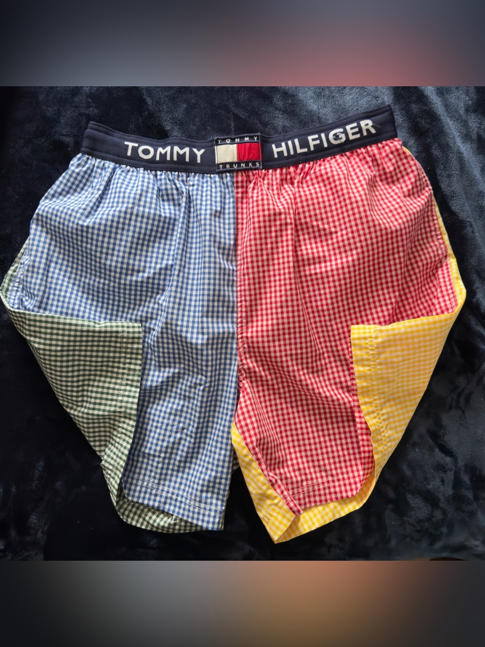 Tommy Hilfiger Multicolor Gingham Trunks